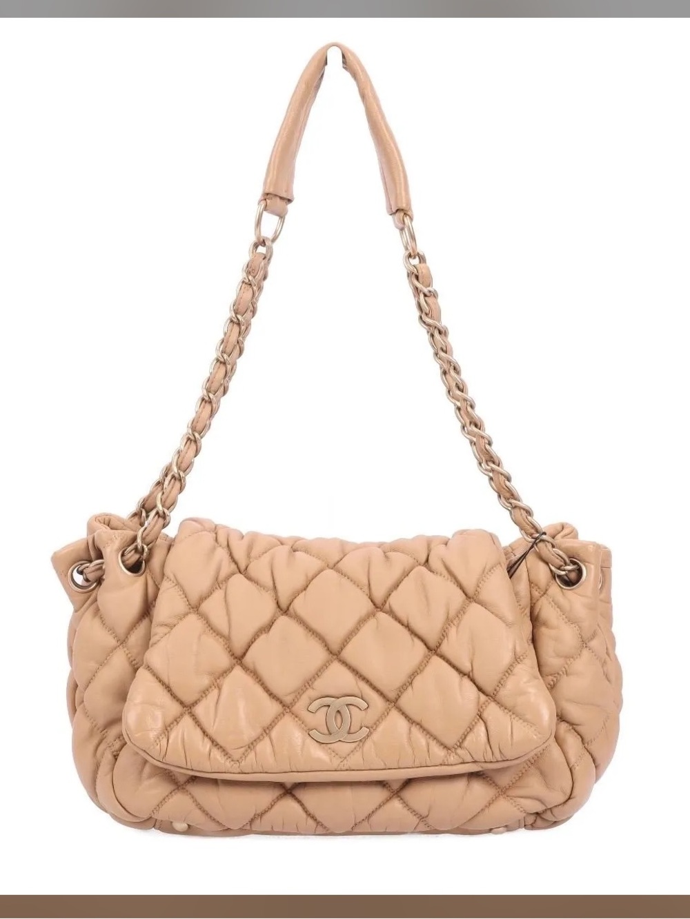 Chanel Rare 24 Carat Gold Plated Hardware Shoulder Pristine